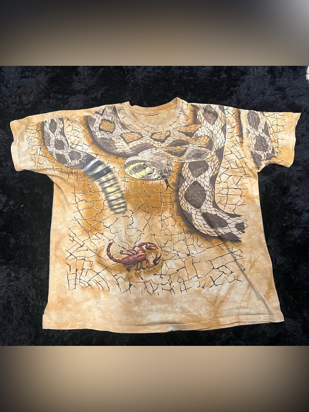 Vintage 1996 Liquid Blue Rattlesnake Shirt
